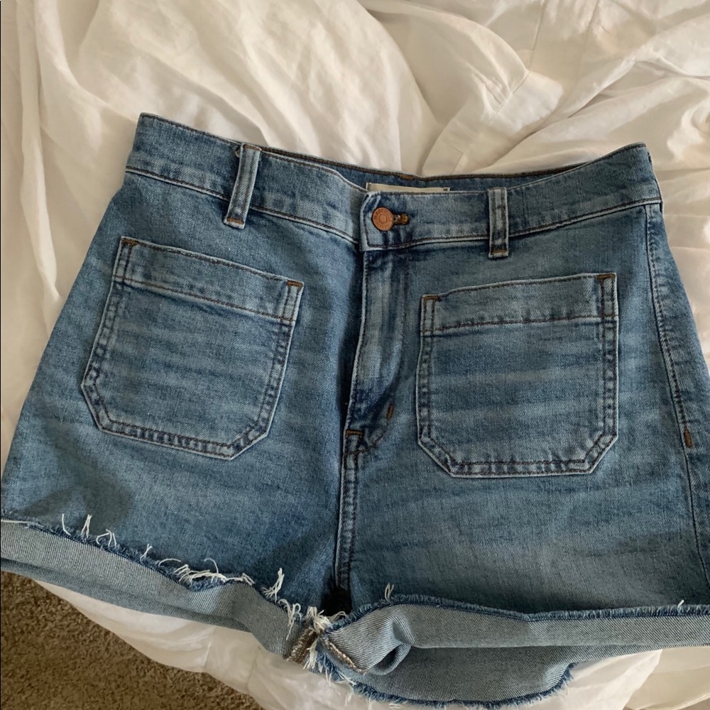 High rise Madewell Jean shorts